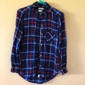 Blue flannel